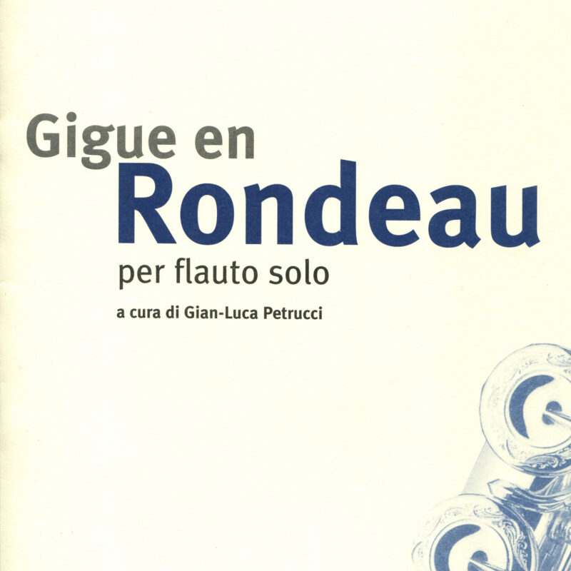 Gigue en Rondeau Per flauto solo di Michel Blavet